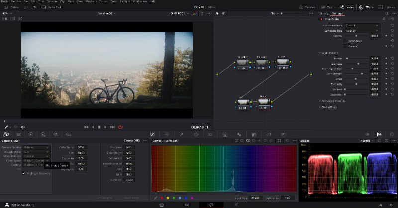 Blackmagic Pocket Cinema Camera, Viltrox EF-M2 II, SanDisk Extreme Pro 7