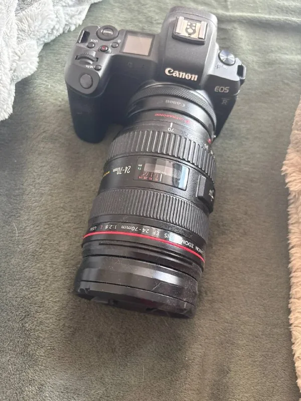 Фотоаппарат Canon EOS R, объектив Canon 24-70mm 1:2.8 L USM