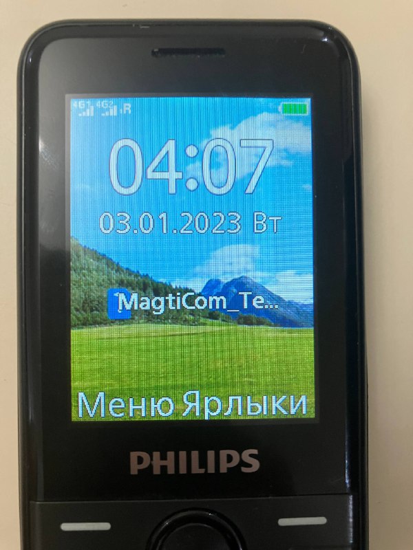Телефон Philips Xenium E6500 кнопочный 4G с двумя сим-картами 2