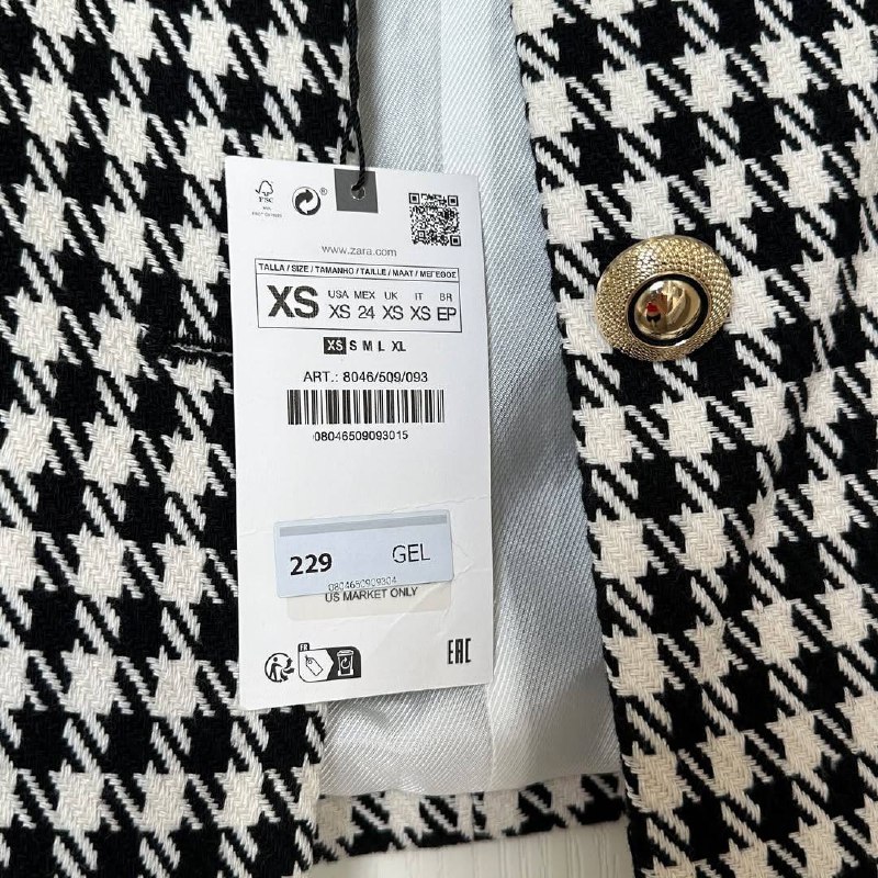 Пальто Zara новое XS