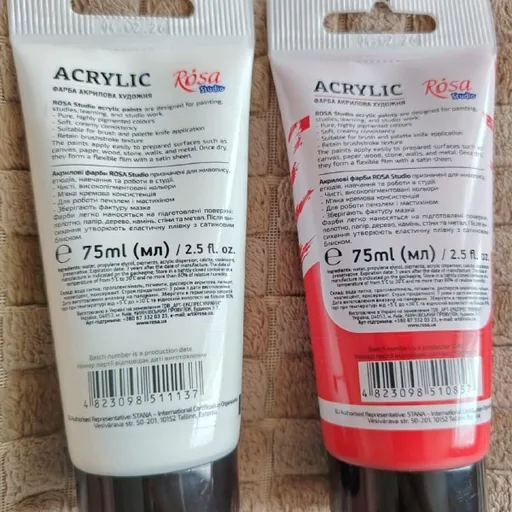 Краски акриловые