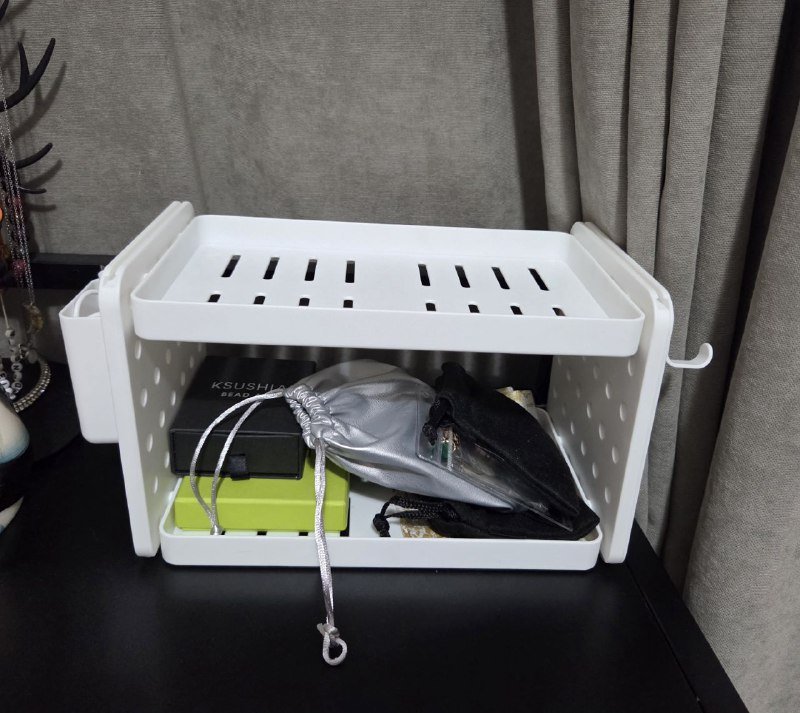 Полочка органайзер, настольное зеркало