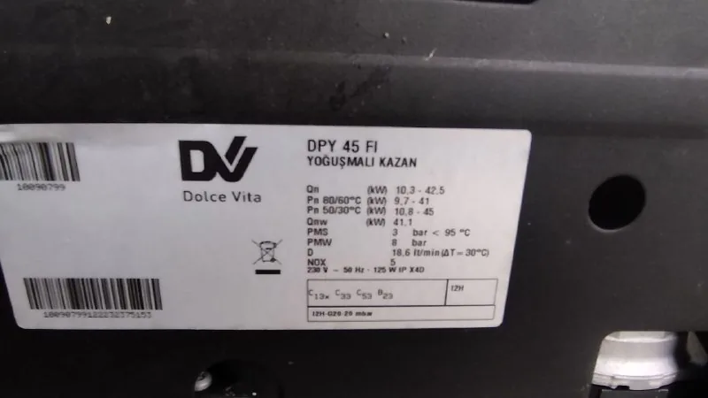 Газовый котёл Dolce Vita DPY 45 FL 1