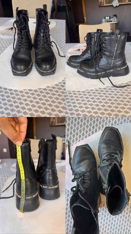 демисезонные женские казаки ботинки размер 36 натуральная кожа 2