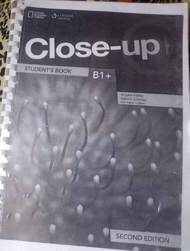 Книга по обучению английского Close-up B1+