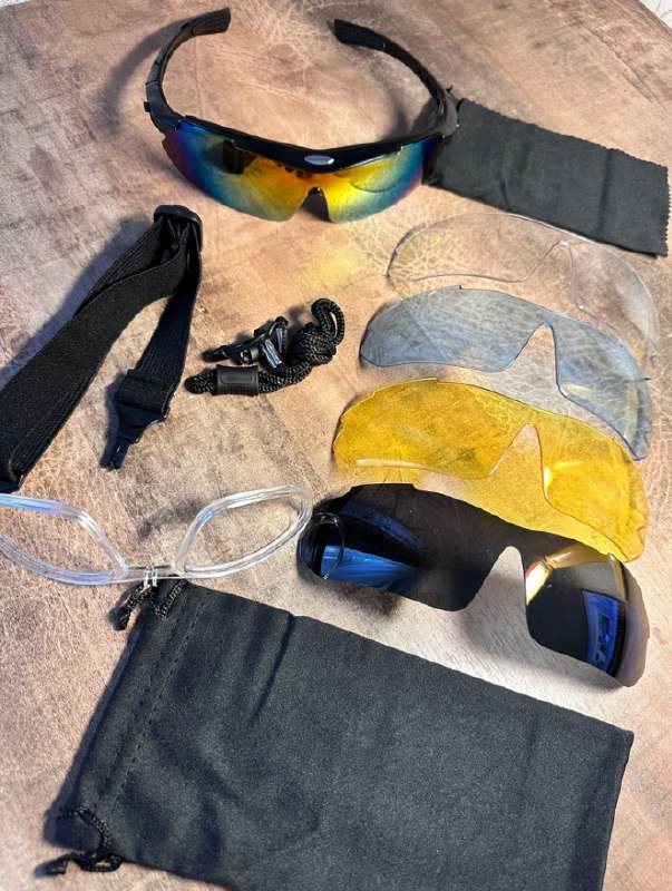 Очки с 5 линзами, сумка на пояс для бега