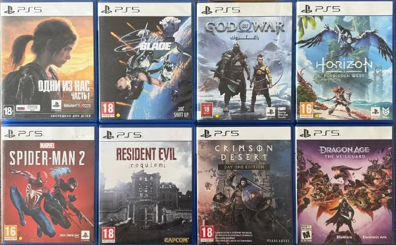 Игры на дисках для PlayStation 5