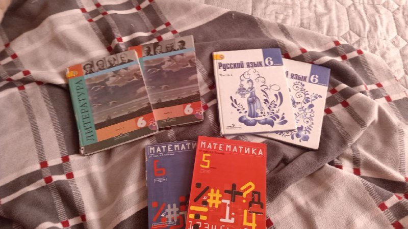 Книги 5-6 класс: литература, русский язык, математика
