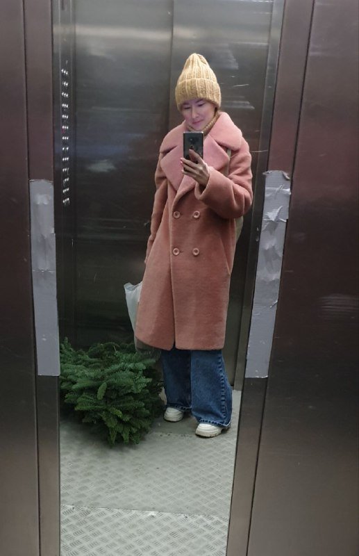 Шубка фламинго размер S 2