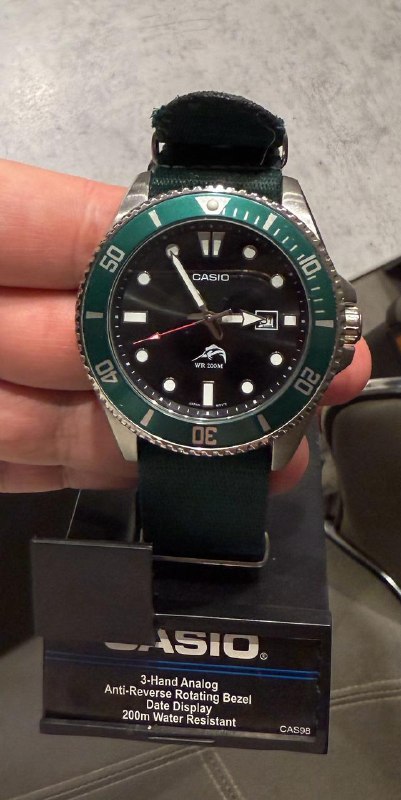 Часы дайверские Citizen NY0120-01X, Casio MDV 106 3