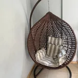 Кресло подвесное коричневое 1