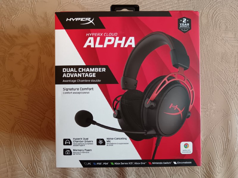 Наушники HyperX Cloud Alpha RED