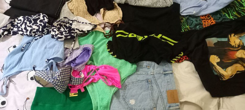 Женские вещи размер с-м платье купальник топы шорты 4