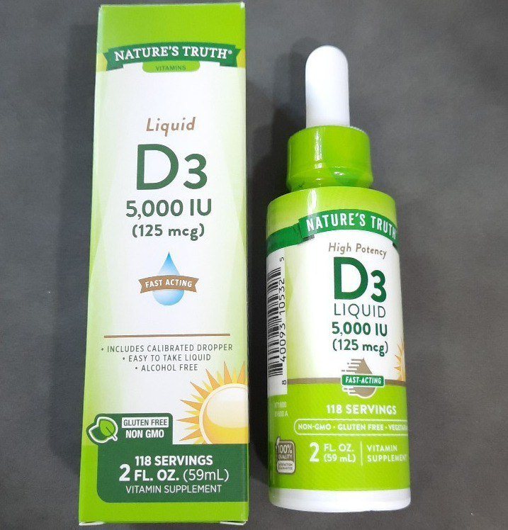 Витамин D3 жидкий 5000 IU 59 мл