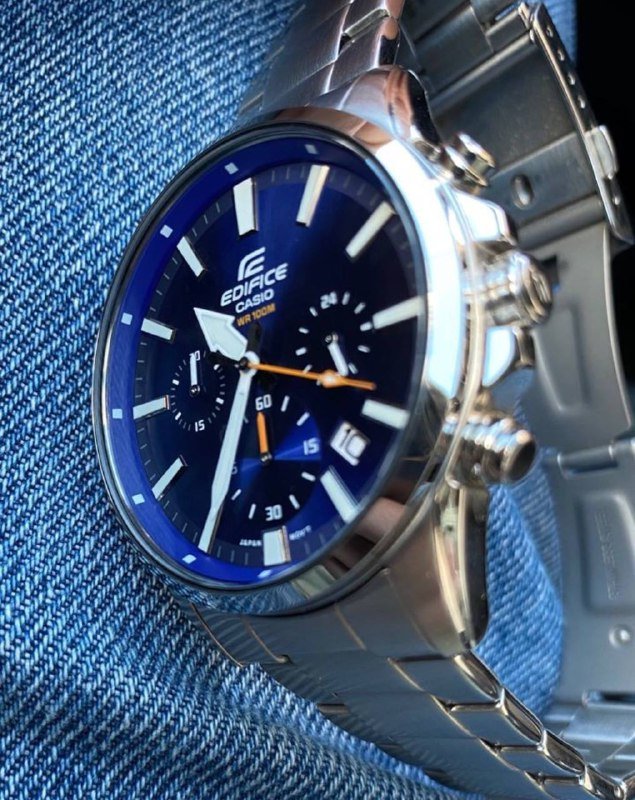 Часы Casio EDIFICE оригинал синие 6