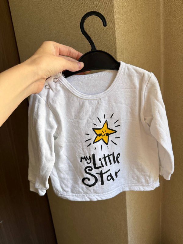 Лонгслив утепленный детский размер 74