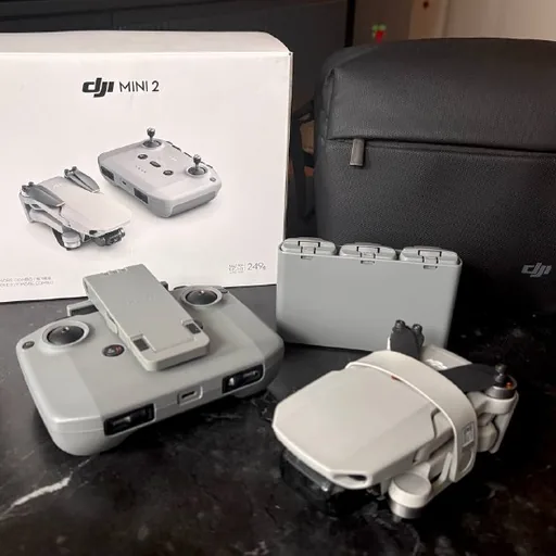 Квадрокоптер DJI Mini 2 Fly More Combo, ND-фильтры, карта 1 ТБ