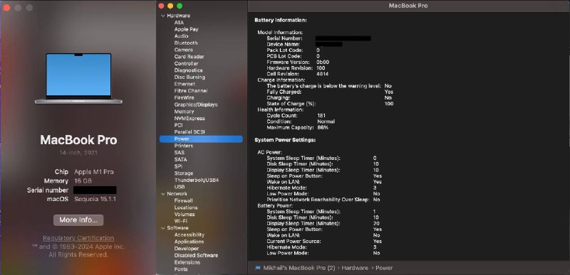 Macbook Pro 14 M1 Pro 16GB 512GB space grey 2