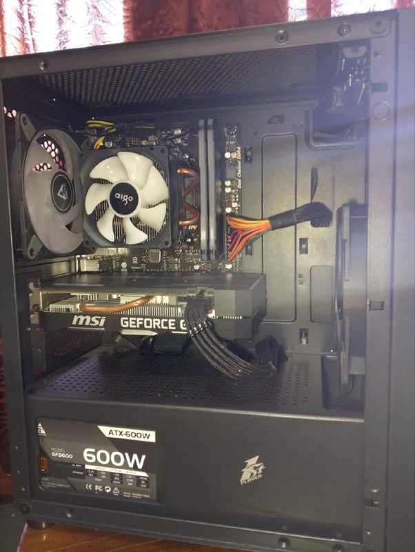 Игровой рабочий ПК Ryzen 5 5500 GTX 1660 Ti 16 ГБ Corsair 4
