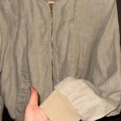 Льняной бомбер ARMANI