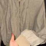 Льняной бомбер ARMANI 1