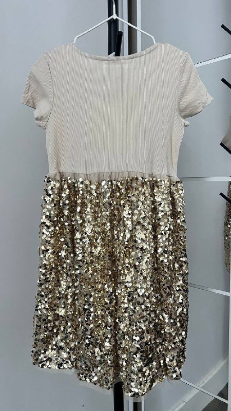 Платье с пайетками, Юбка радуга 2