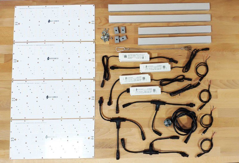 Диммируемый комплект Quantum board 240 Вт, гроу бокс 80x80x180