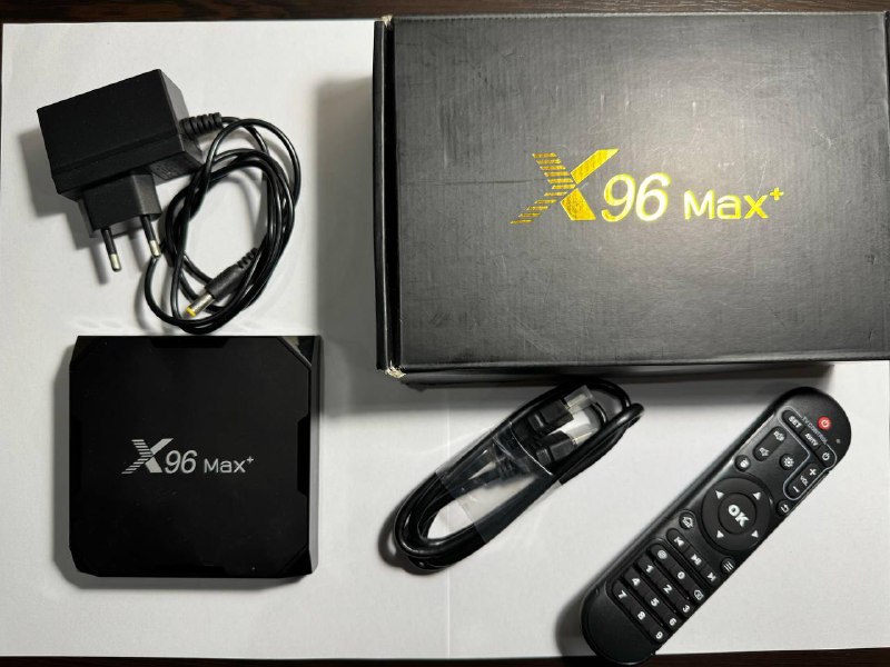 TV приставка X96 Max+ Android TV 4Гб 32Гб