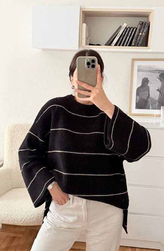 Свитер H&M премиальная коллекция, размер М 2