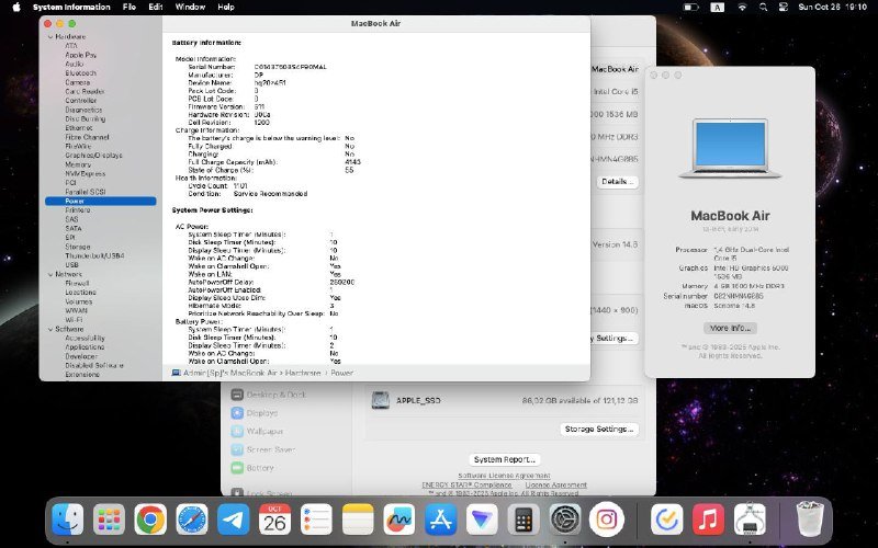 MacBook Air 13” 2014 i5 4GB 128GB 5