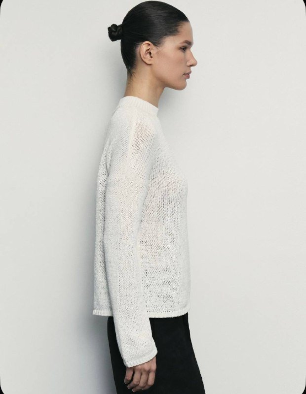 Джемпер из хлопка, размер 42 S 2