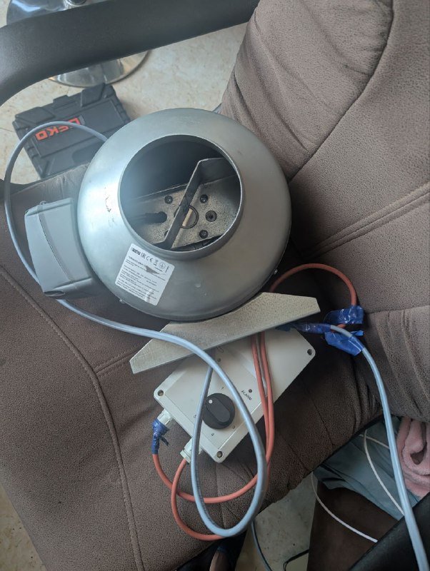 Канальный вентилятор tornado ebm 125 с регулятором скорости 2