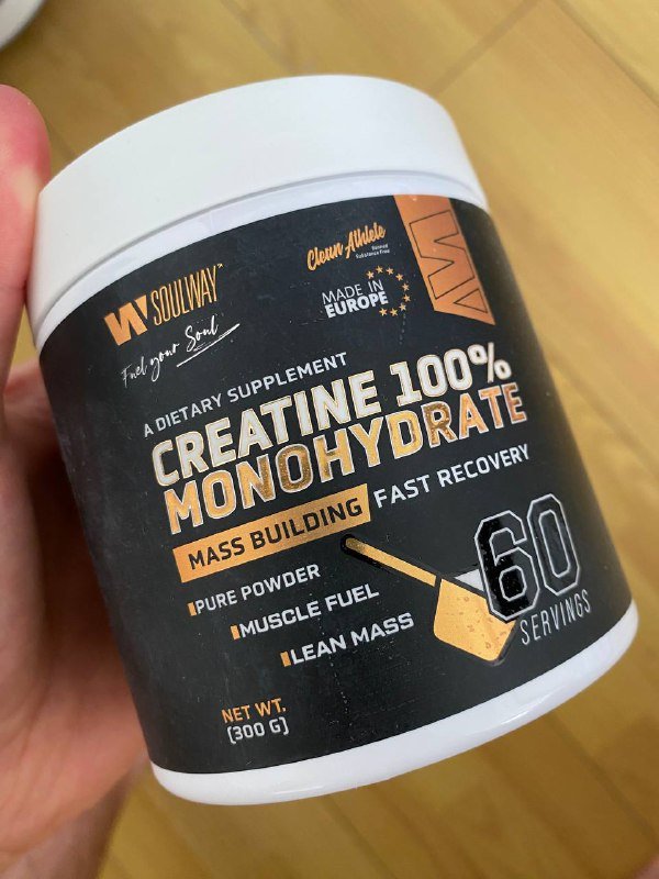 креатин 100% моногидрат 300 г