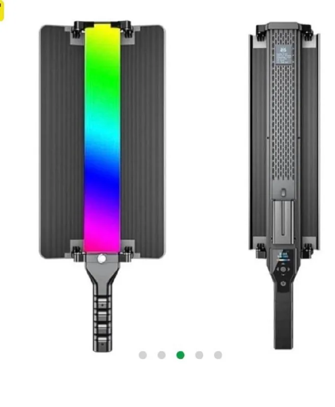 Комплект света для контента, софтбокс, кольцевая лампа, RGB свет 7