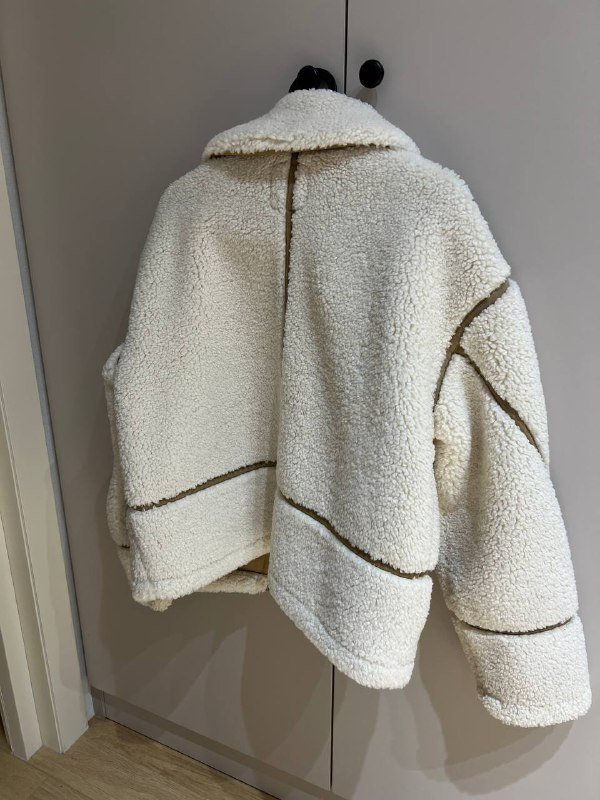 Дубленка Zara оверсайз XS-S 3