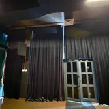 Черные бархатные шторы 2