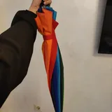 Радужный зонт-трость 2