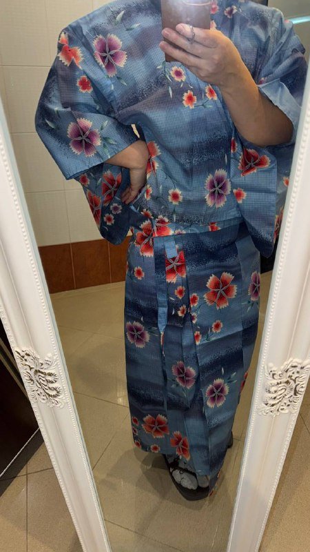 Кимоно юбка на запахе и кофта из Японии