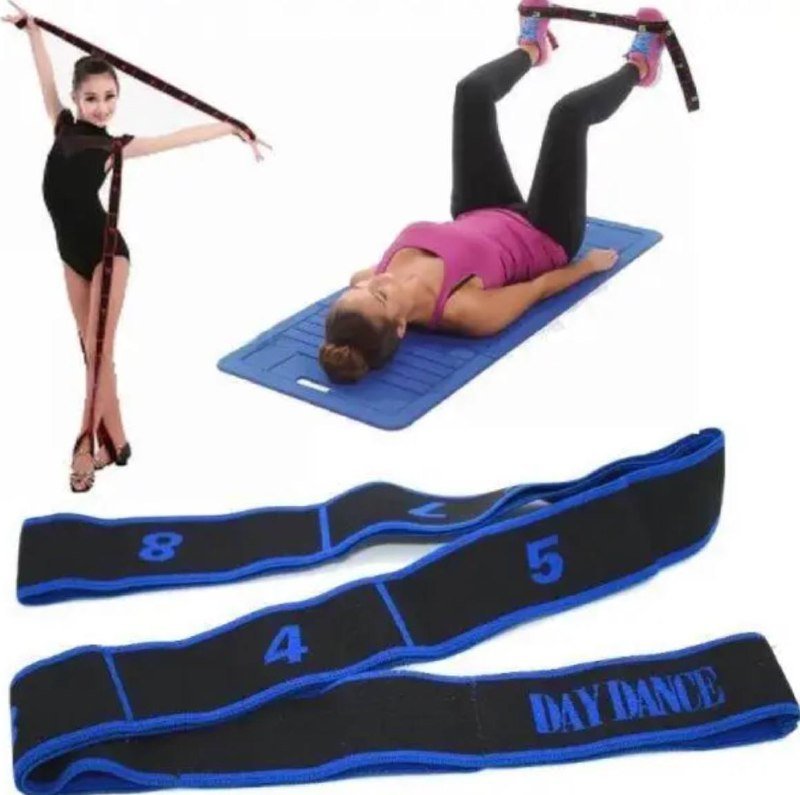 Резинка для растяжки ленточный эспандер с цифрами 3