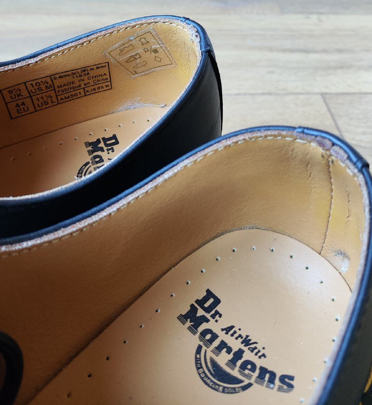 Dr. Martens 1461 Nappa Black мужские туфли 6