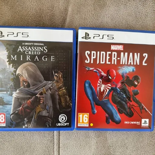 Игры для PS5, Assassin's Creed Mirage, Spider-Man 2