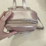 Рюкзак розового золота, кожаный 3