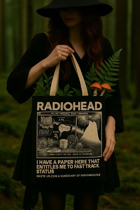 Карты Таро, сумка с принтом Radiohead, кольцо, кошелек с рисунком 2
