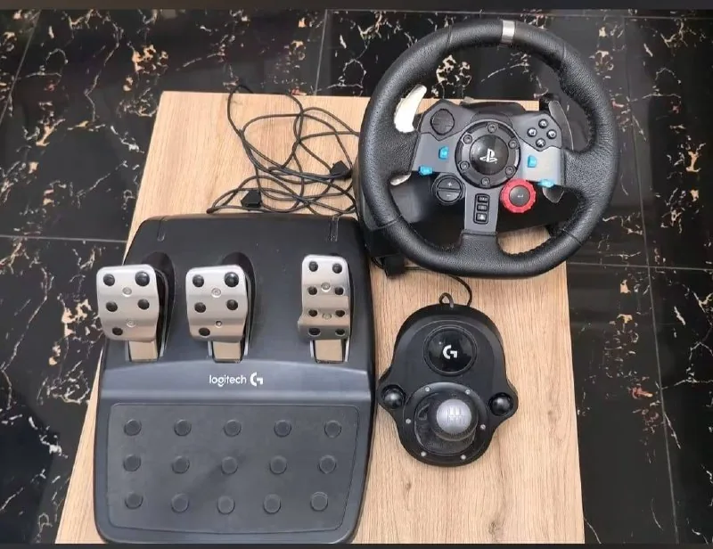 Руль Logitech G29 с педалями и коробкой передач