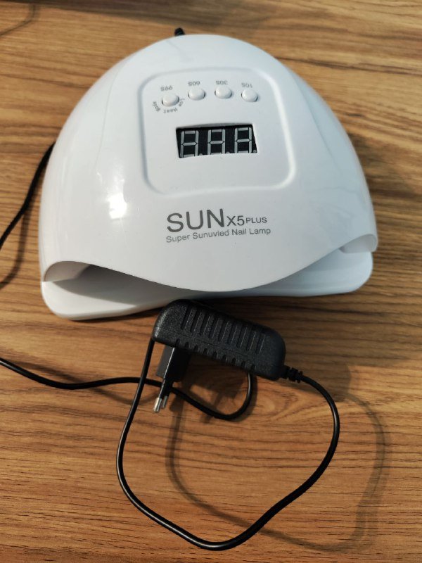 Набор для маникюра с лампой, базой, топом и 4 гель лаками