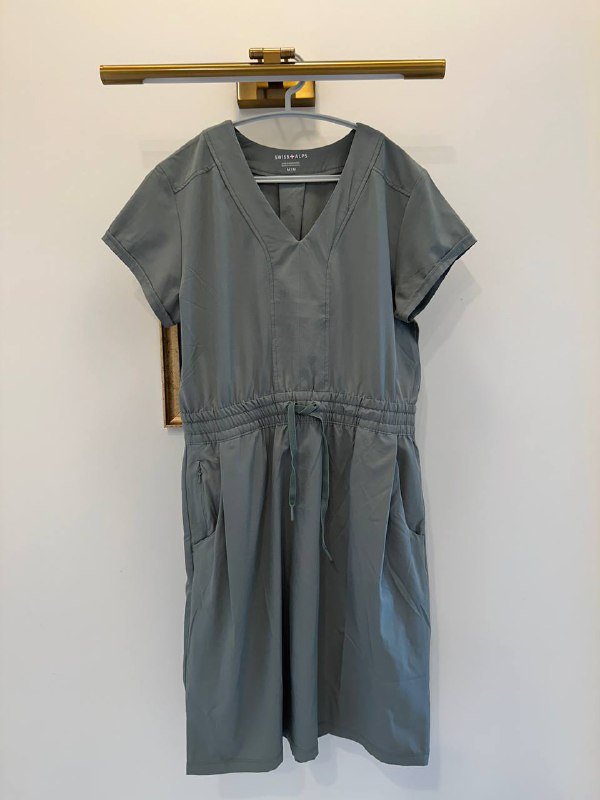 Кожанка Colin’s, юбка Benetton, зеленое платье M 6