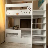 Детская двухъярусная кровать, матрасы 1