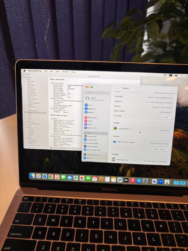 MacBook Air 2018 gold i5 8/128GB 2