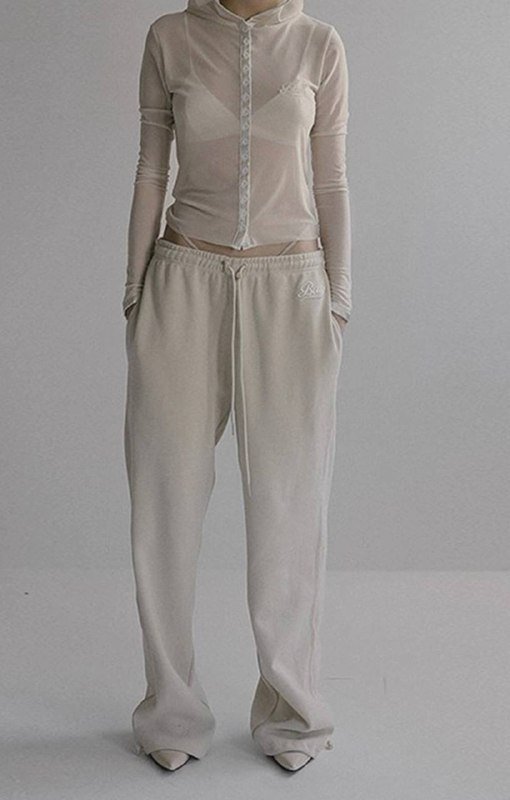 Новые штаны молочного цвета XS-S хлопок