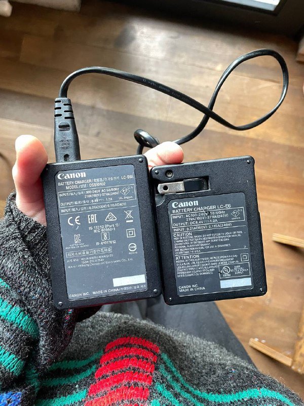 Зарядные устройства Canon 2